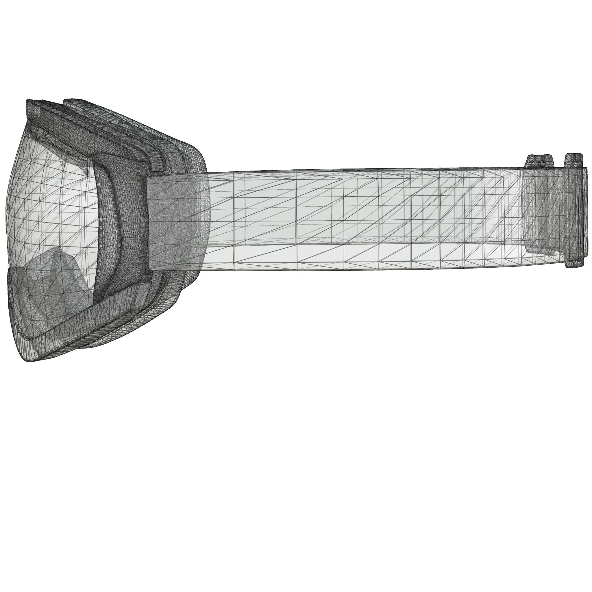 Oakley Canopy  Prizm Snow Rose OO7047 02 Sport glasses Low-poly 3D model_7