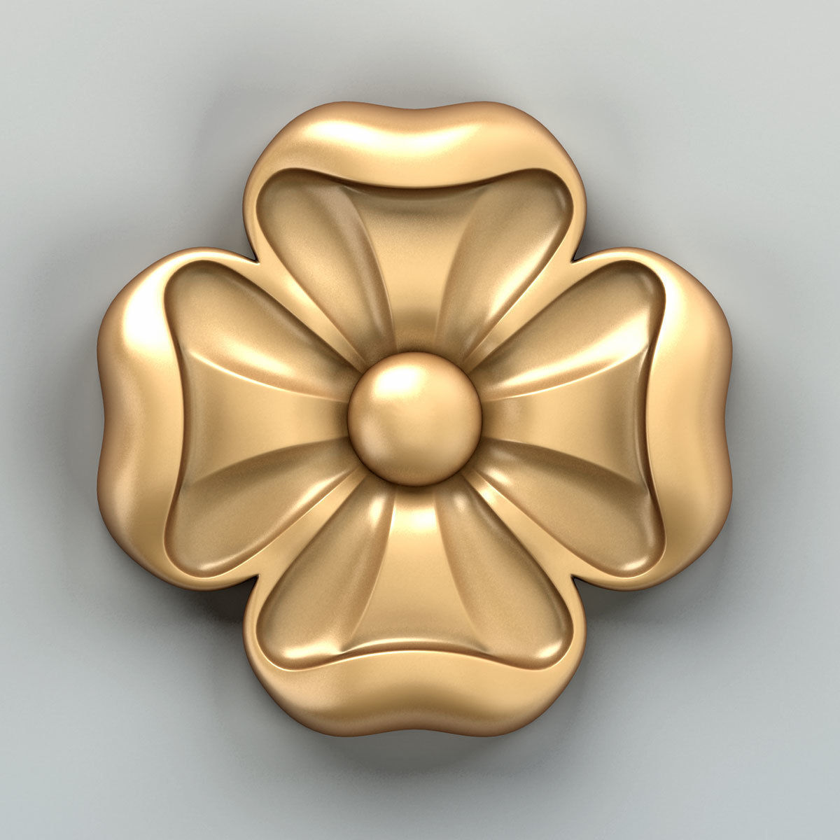 Round rosette 046 3D model_1
