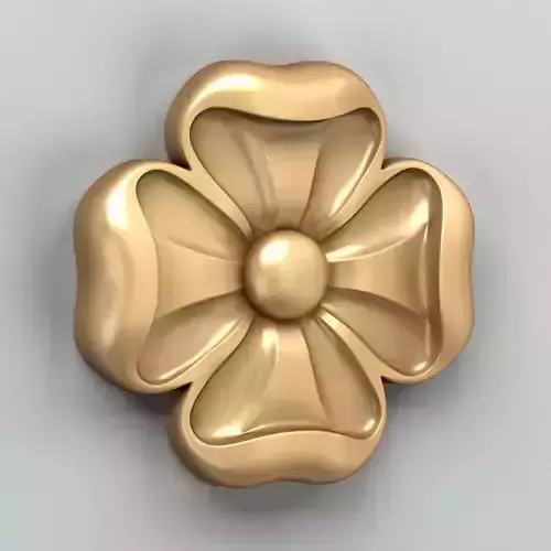 Round rosette 046 3D model