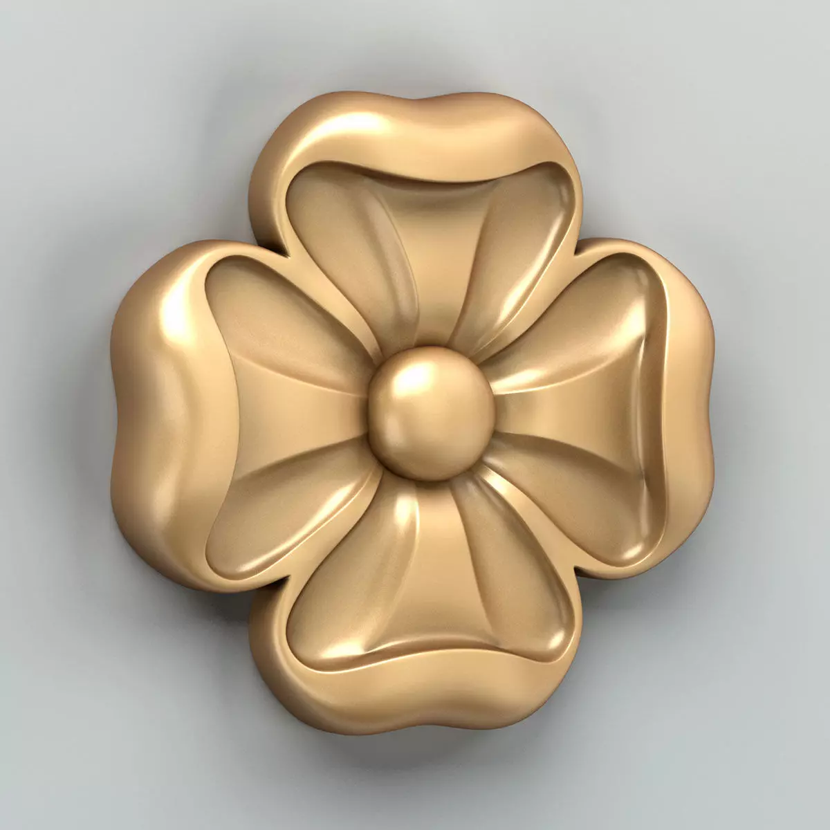 Round rosette 046 3D model_0