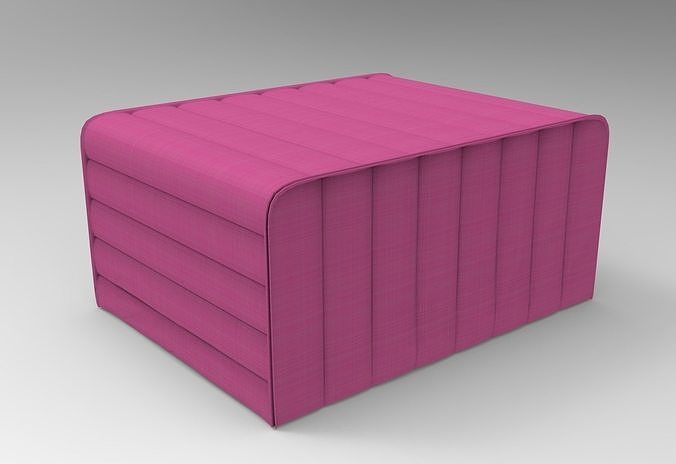 Quilting Stool Low-poly 3D model