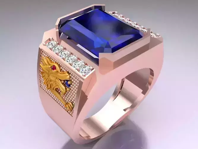 Dragon Ring - Mens Ring - N6922