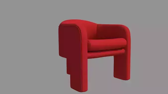 AREA Armchairs - Single Sofa  3D model