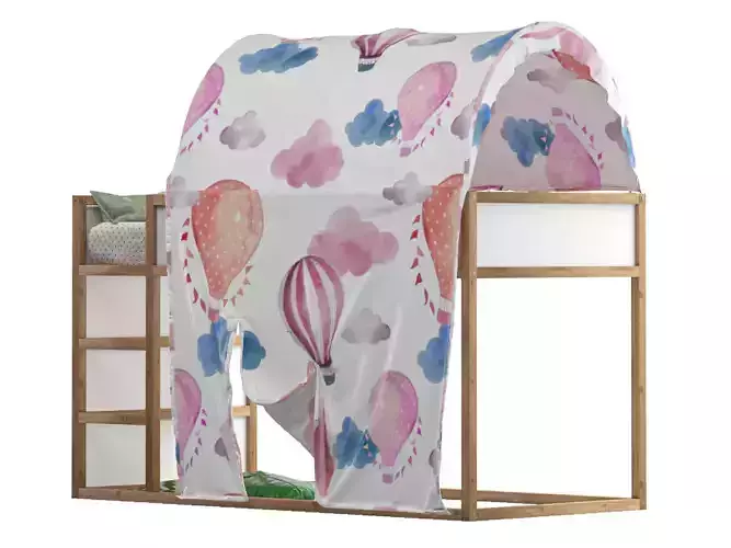 IKEA KURA Bed Tent 3D model