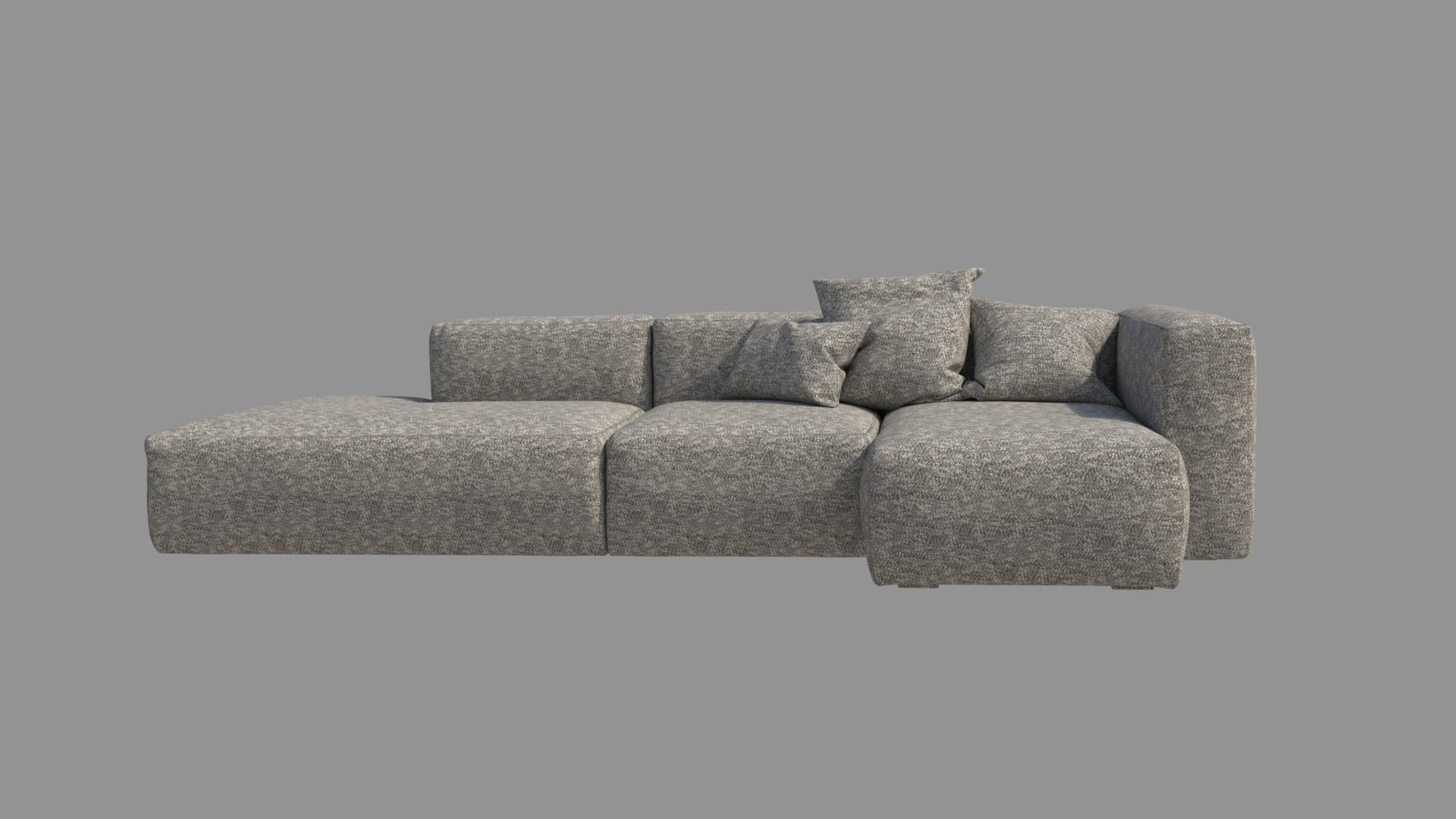 Sectional Sofa  3D model_6