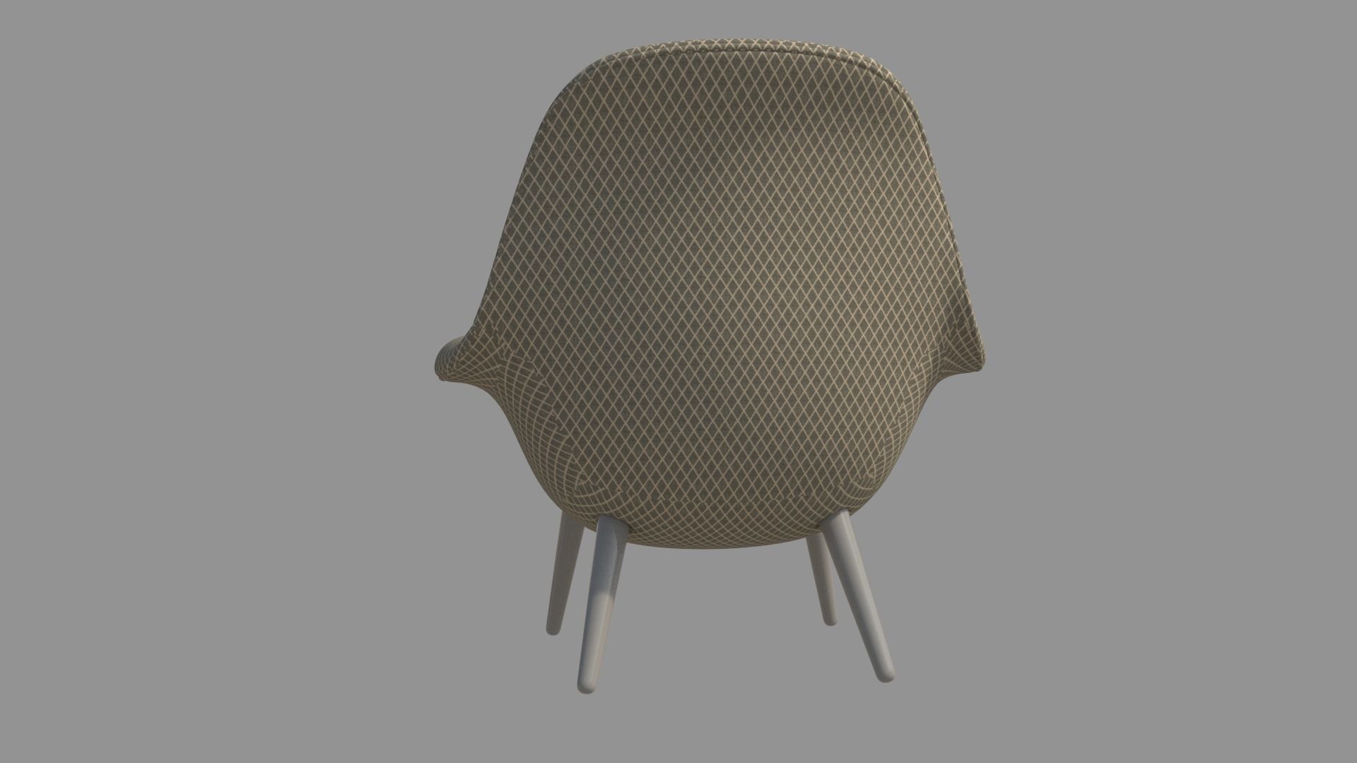 Armchair chair 3D model_4