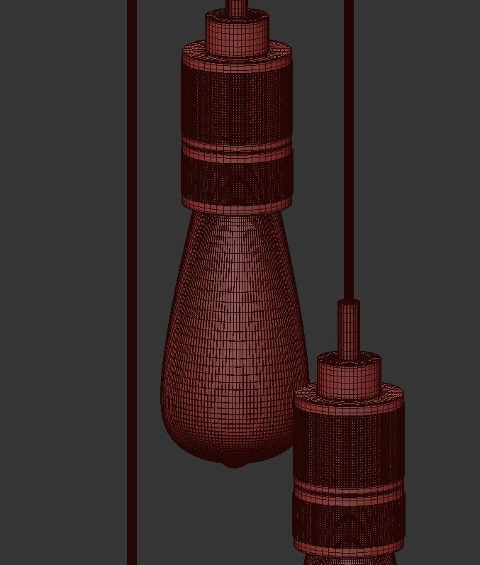 Hooked Lighting 3D model_2