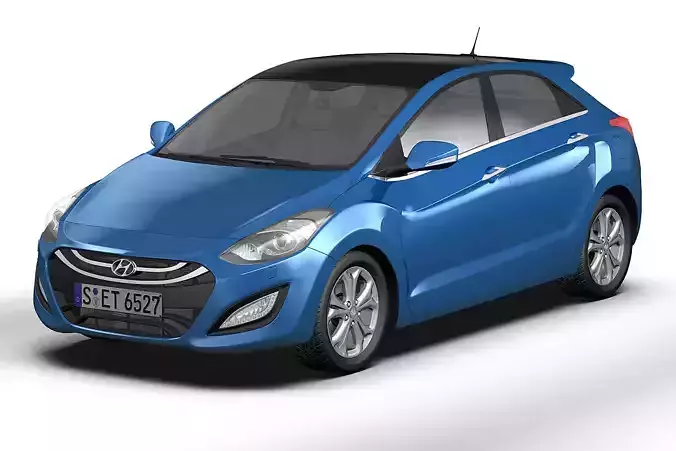 2013 Hyundai i30 Elantra Touring 3D model