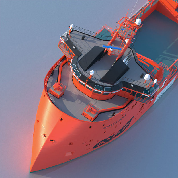 Fast Rescue Vessel ESVAGT AURORA 3D model_11