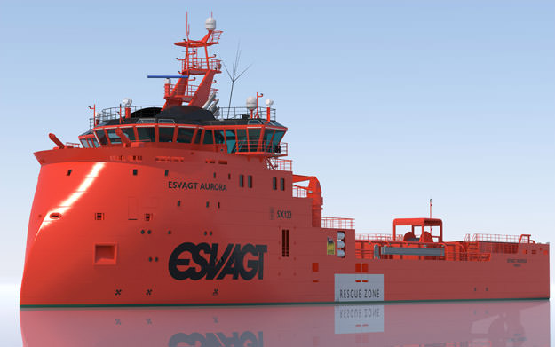 Fast Rescue Vessel ESVAGT AURORA 3D model_12