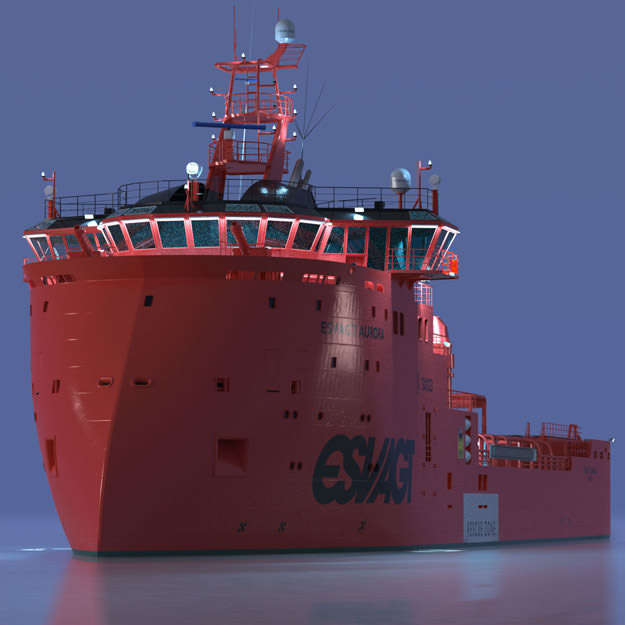 Fast Rescue Vessel ESVAGT AURORA 3D model_20