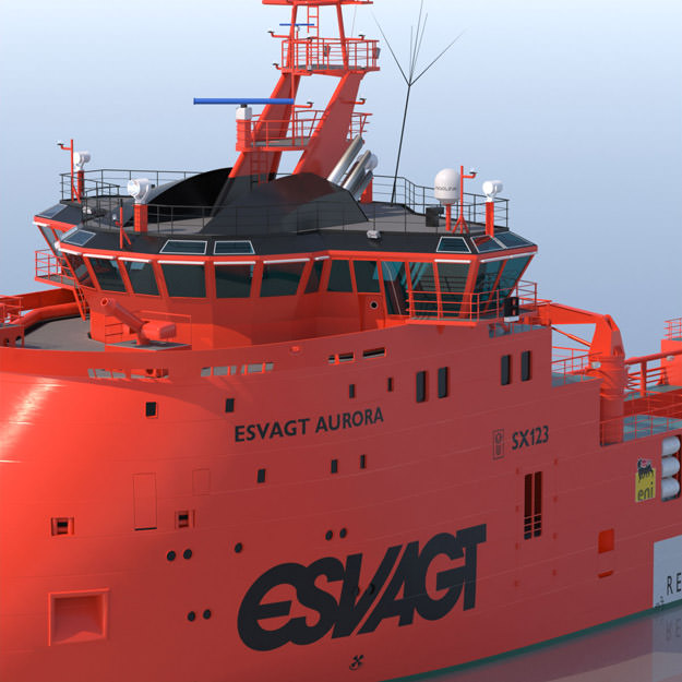 Fast Rescue Vessel ESVAGT AURORA 3D model_15