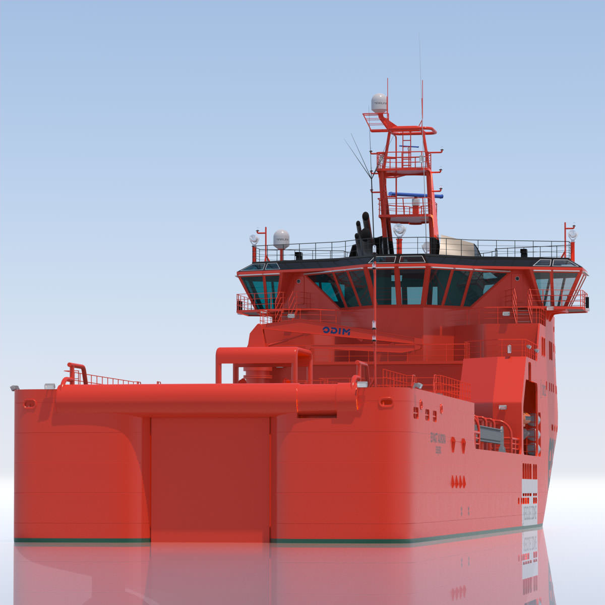 Fast Rescue Vessel ESVAGT AURORA 3D model_5