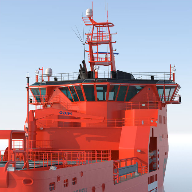 Fast Rescue Vessel ESVAGT AURORA 3D model_18