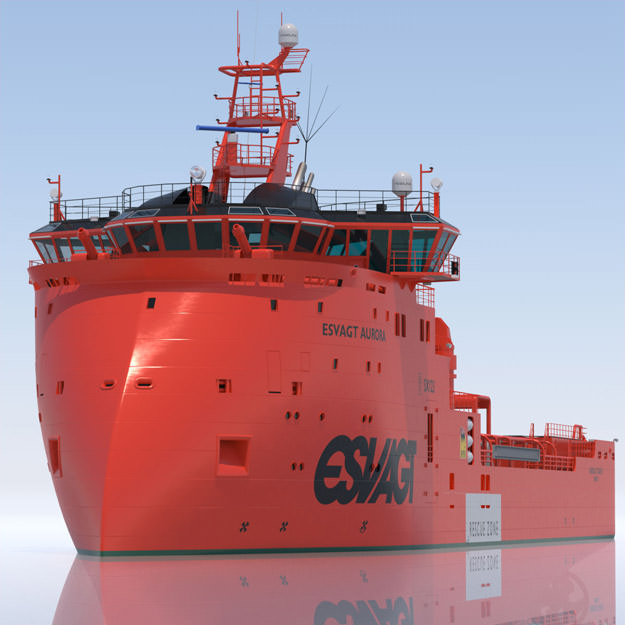 Fast Rescue Vessel ESVAGT AURORA 3D model_4