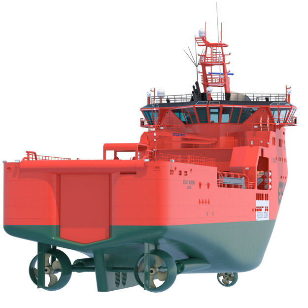 Fast Rescue Vessel ESVAGT AURORA 3D model_9
