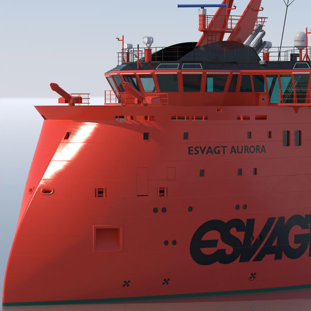Fast Rescue Vessel ESVAGT AURORA 3D model_17