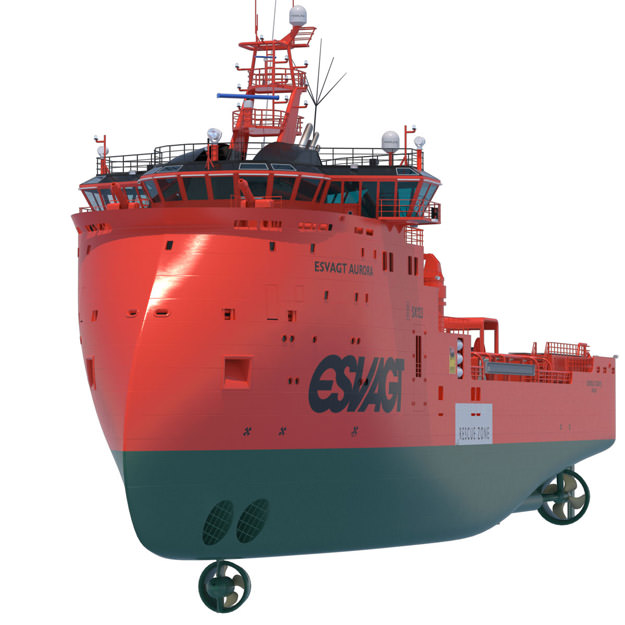 Fast Rescue Vessel ESVAGT AURORA 3D model_7