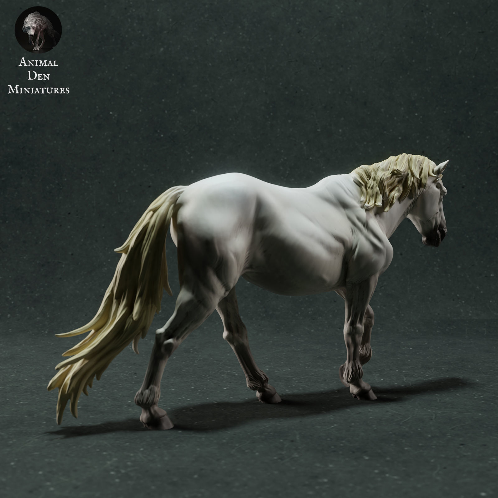 Camargue Horse 3D print model_2