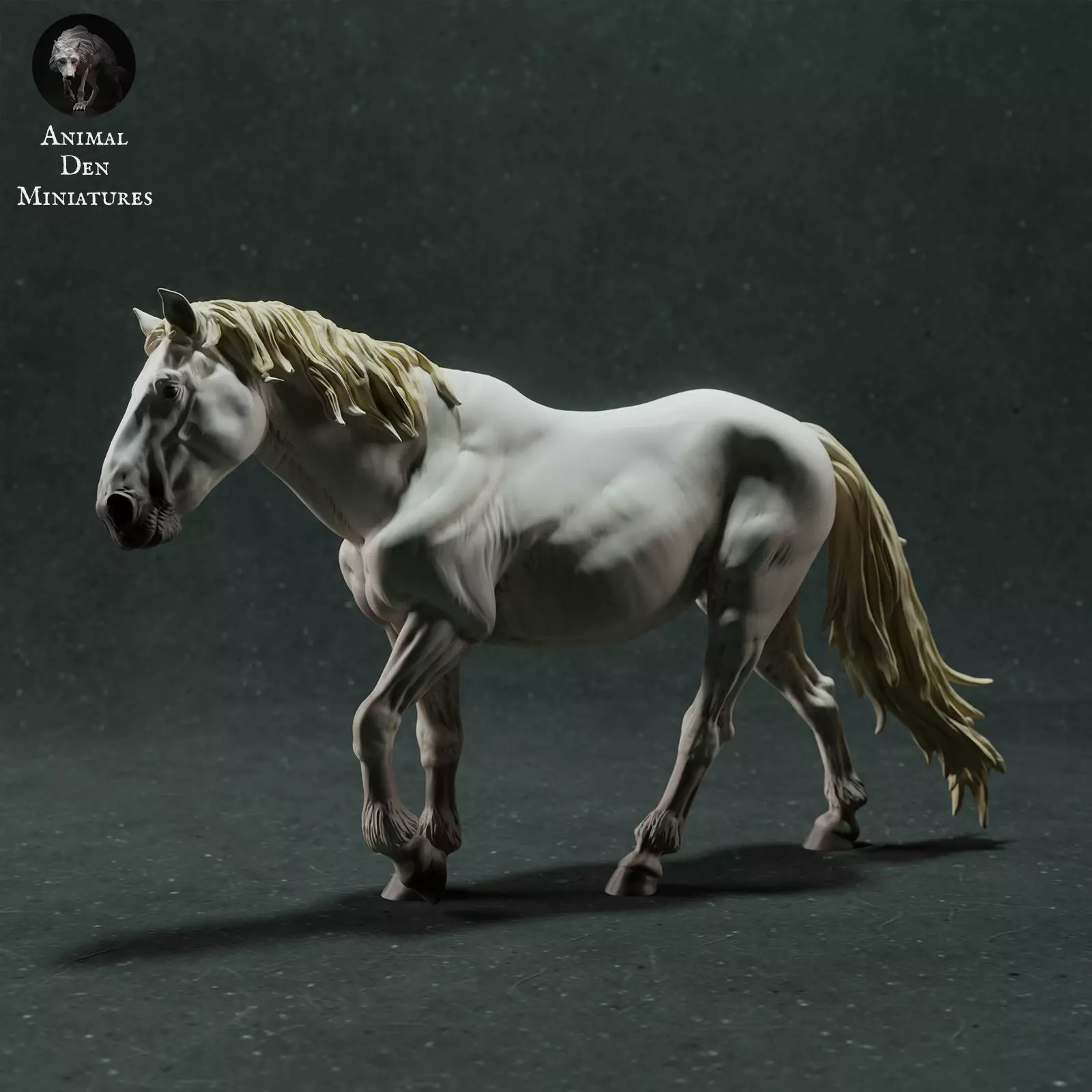 Camargue Horse 3D print model_0