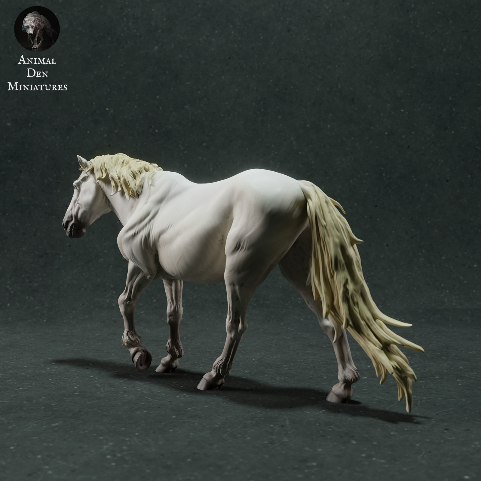 Camargue Horse 3D print model_3