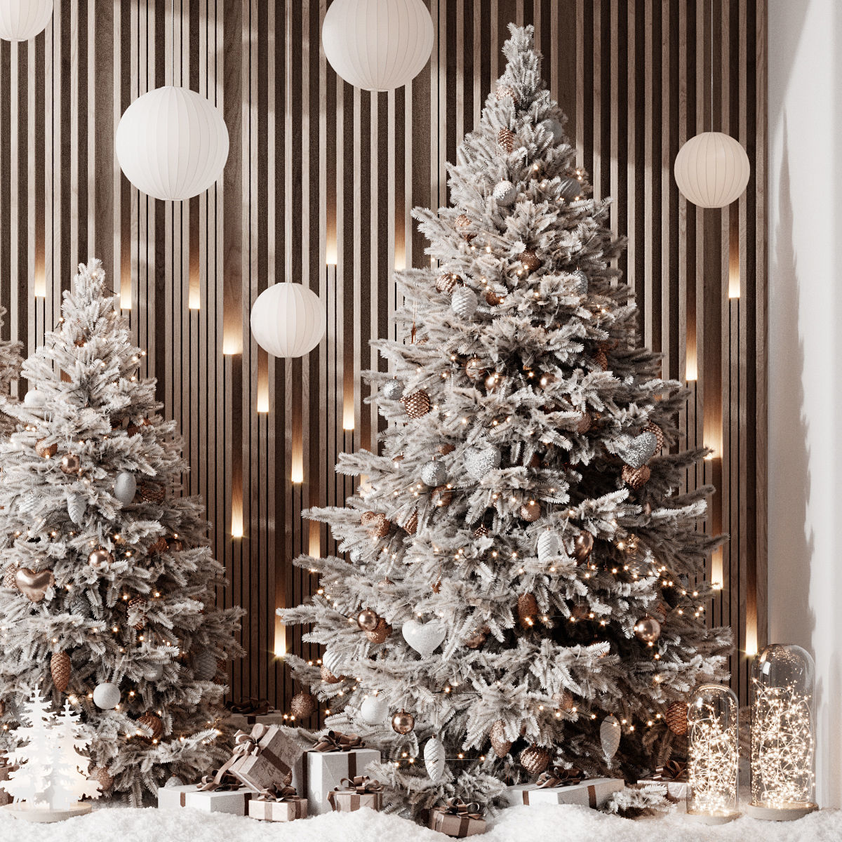 Christmas tree 5 3D model_1