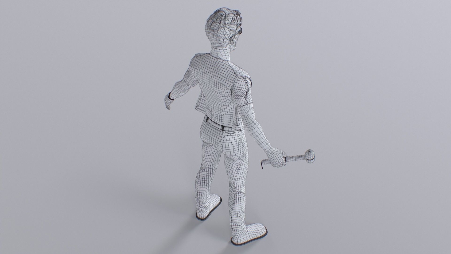 Stylized Engineer Character 3D model_23