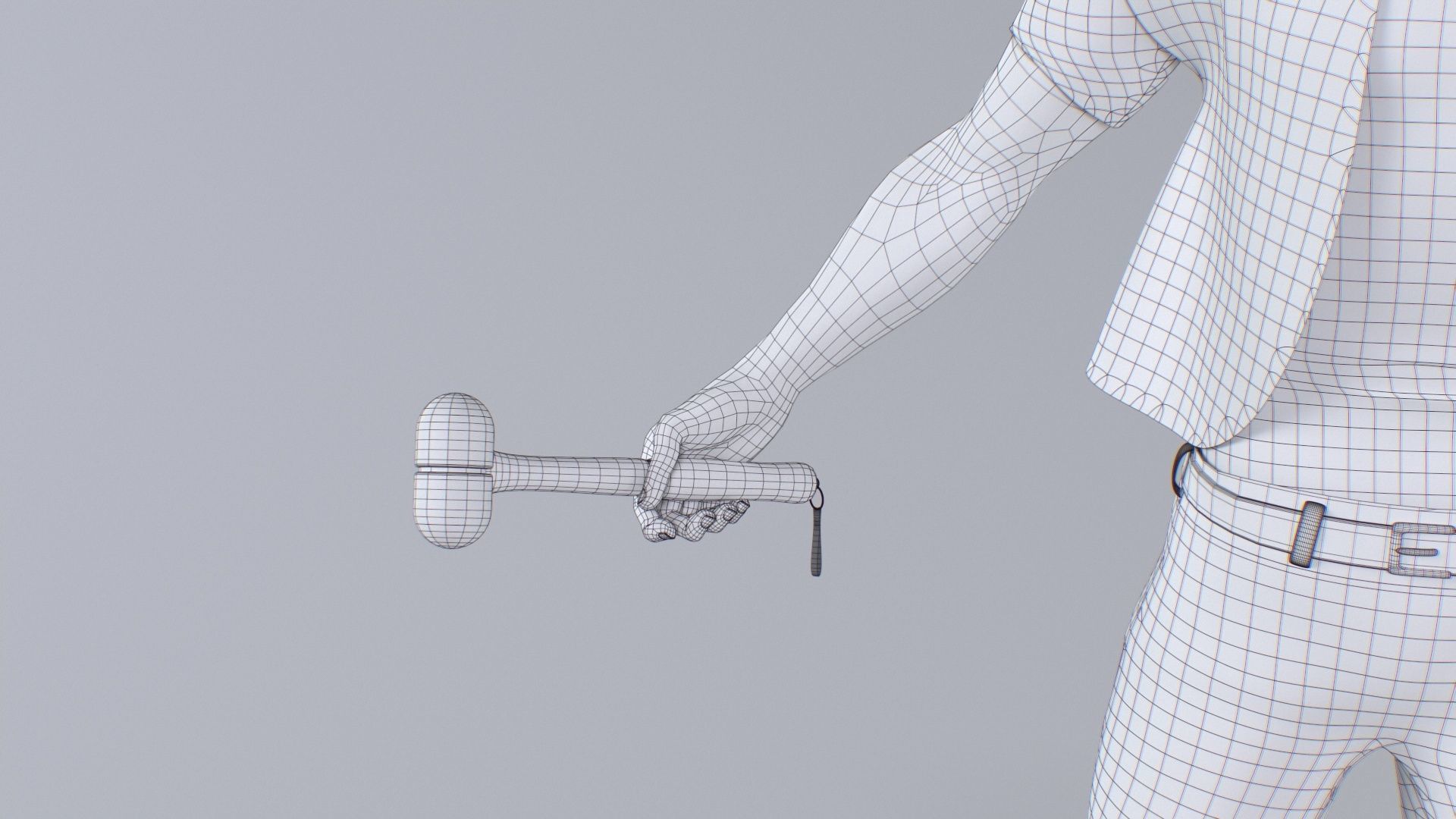 Stylized Engineer Character 3D model_24