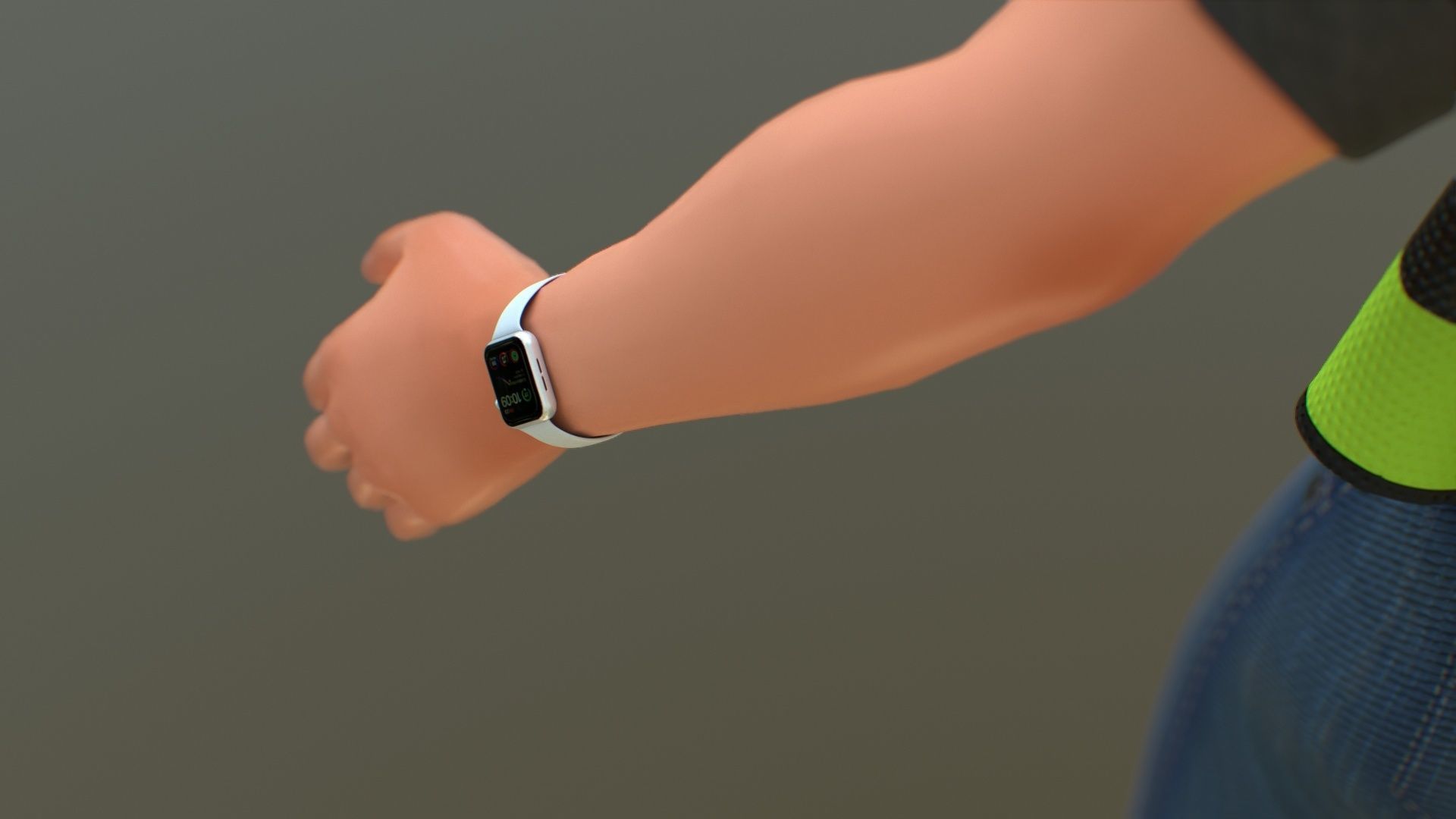 Stylized Engineer Character 3D model_12