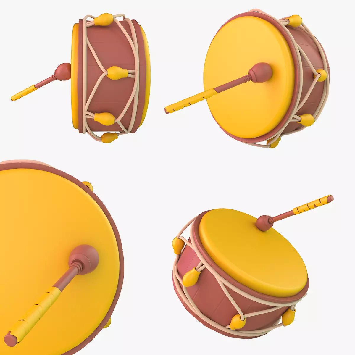 Ramadan Drum 3D model_0