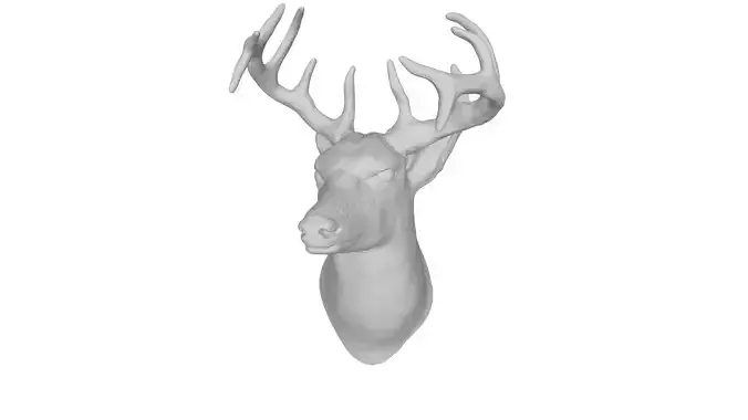 Deer head 3D model 3D print model