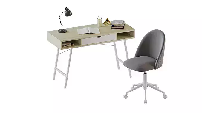 Jysk  DESK ABBETVED   CHAIR Kokkedal