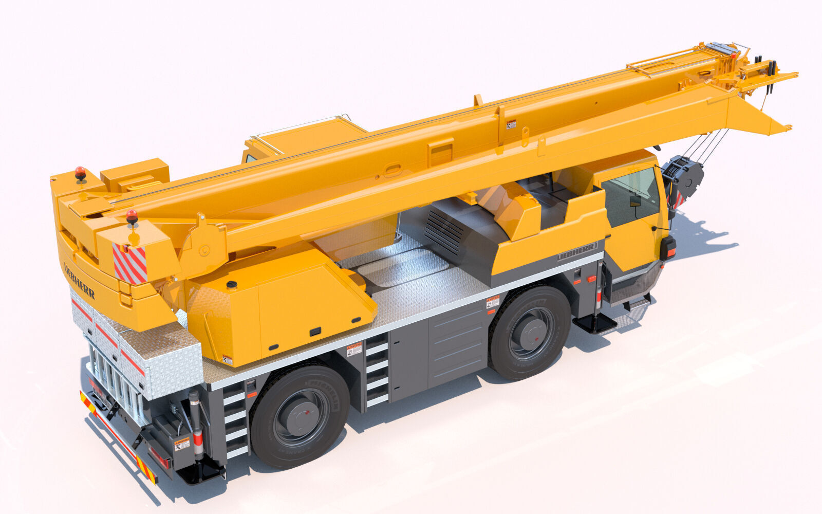 Mobile Crane Liebherr LTM 1040 2 1 3D model_9