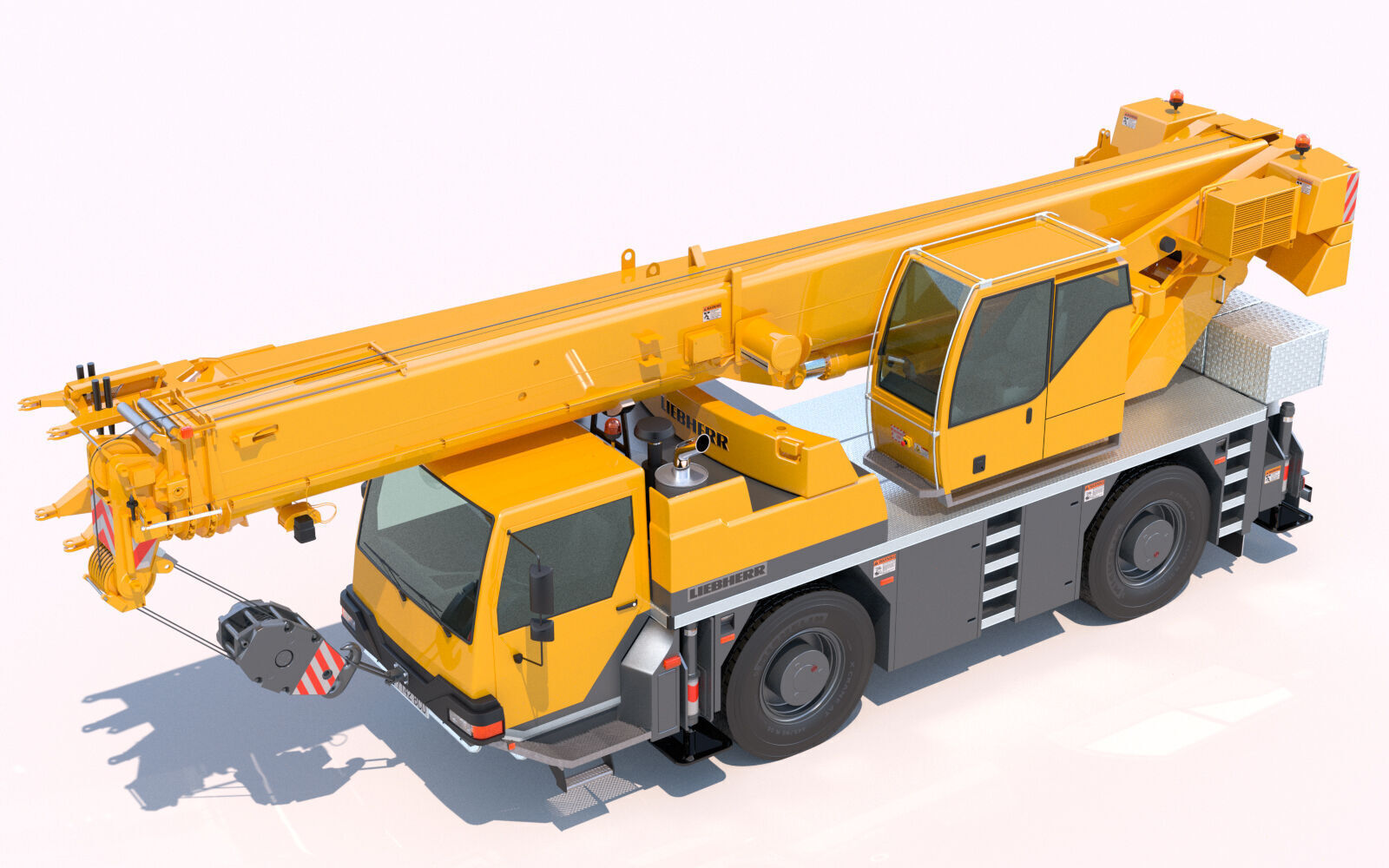 Mobile Crane Liebherr LTM 1040 2 1 3D model_11