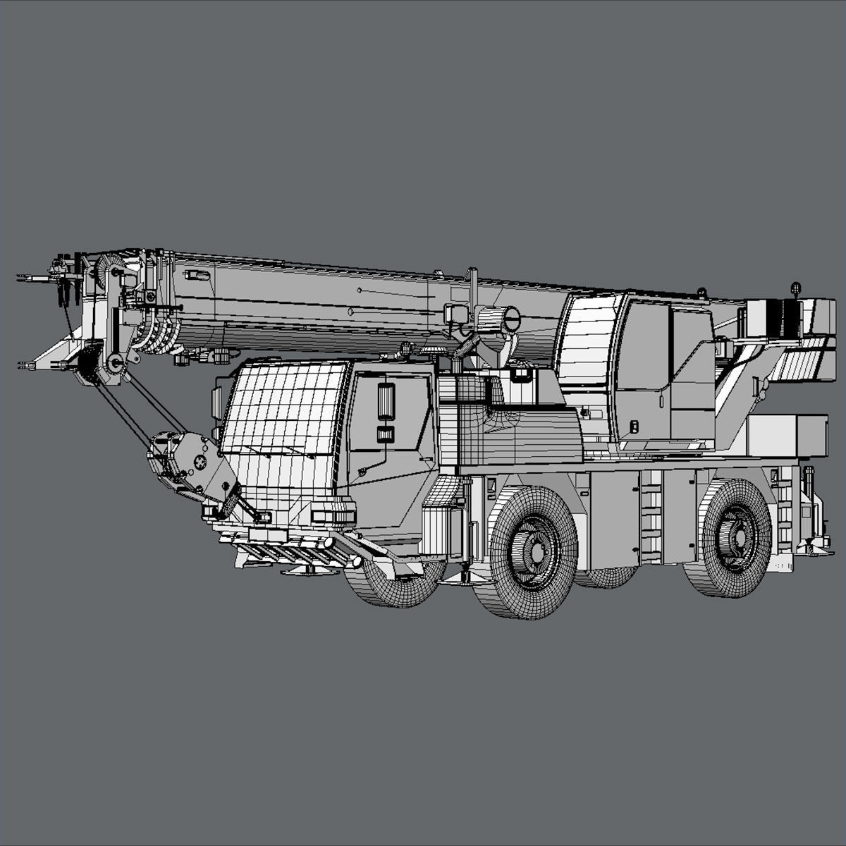 Mobile Crane Liebherr LTM 1040 2 1 3D model_18