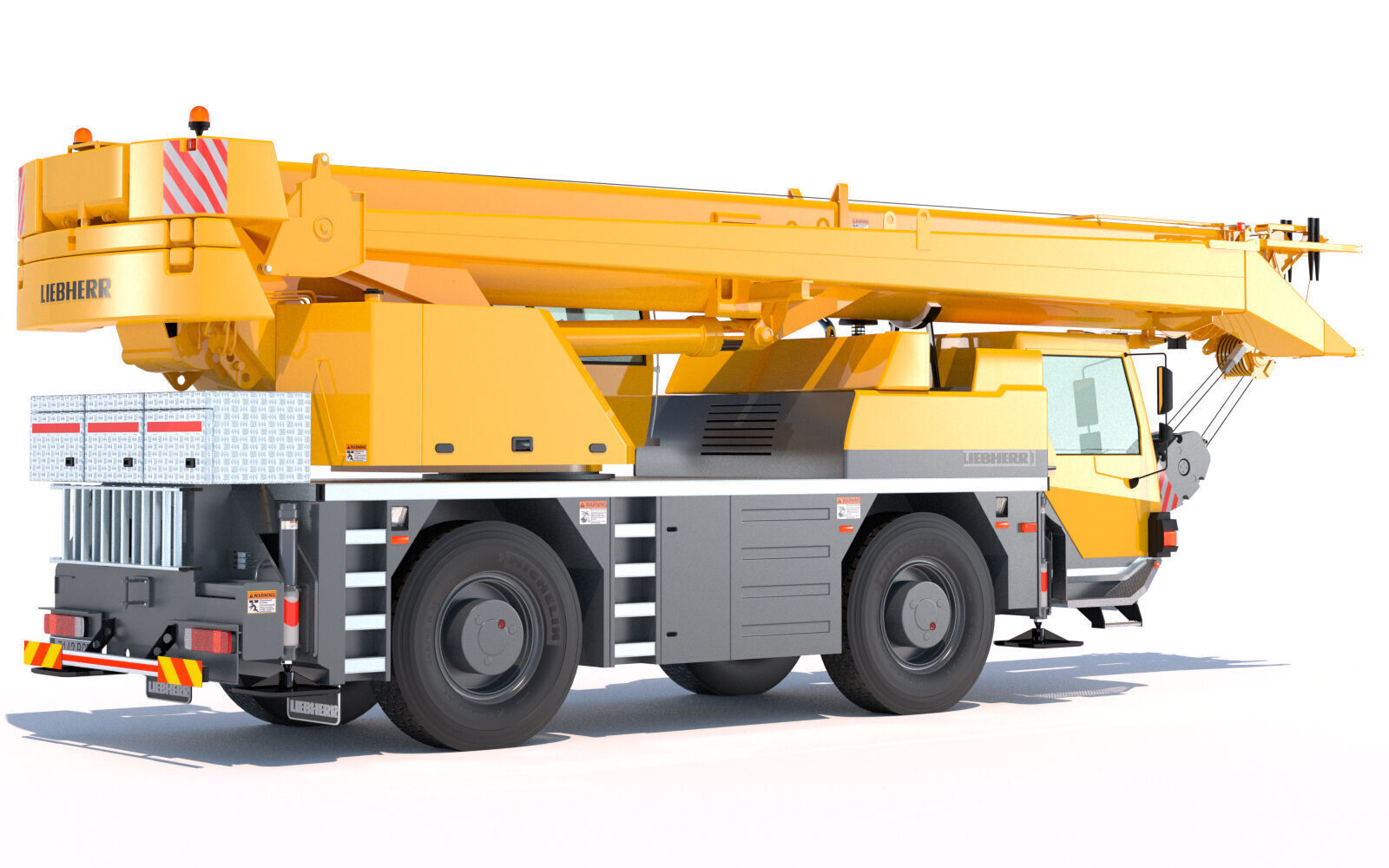 Mobile Crane Liebherr LTM 1040 2 1 3D model_3