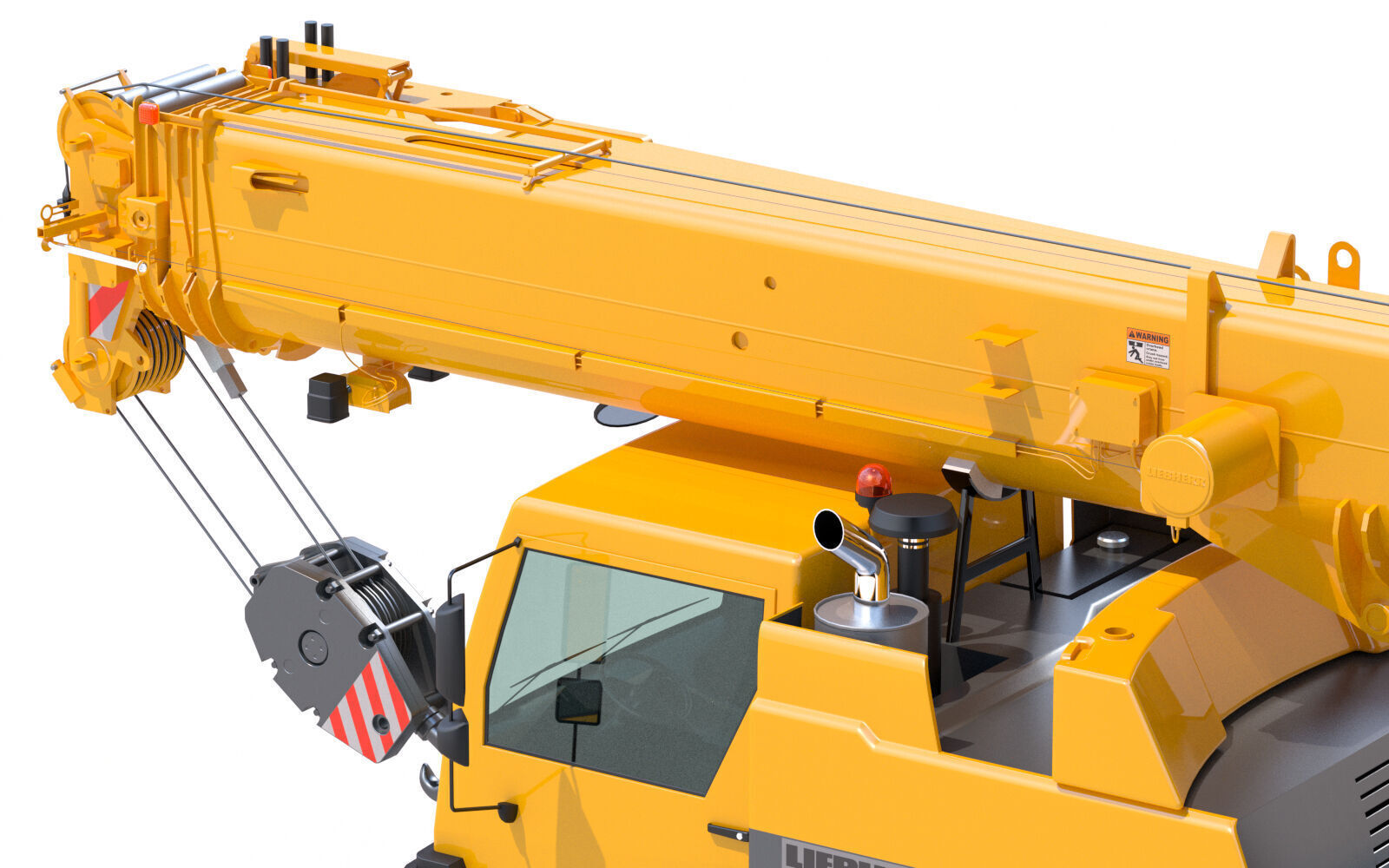 Mobile Crane Liebherr LTM 1040 2 1 3D model_16