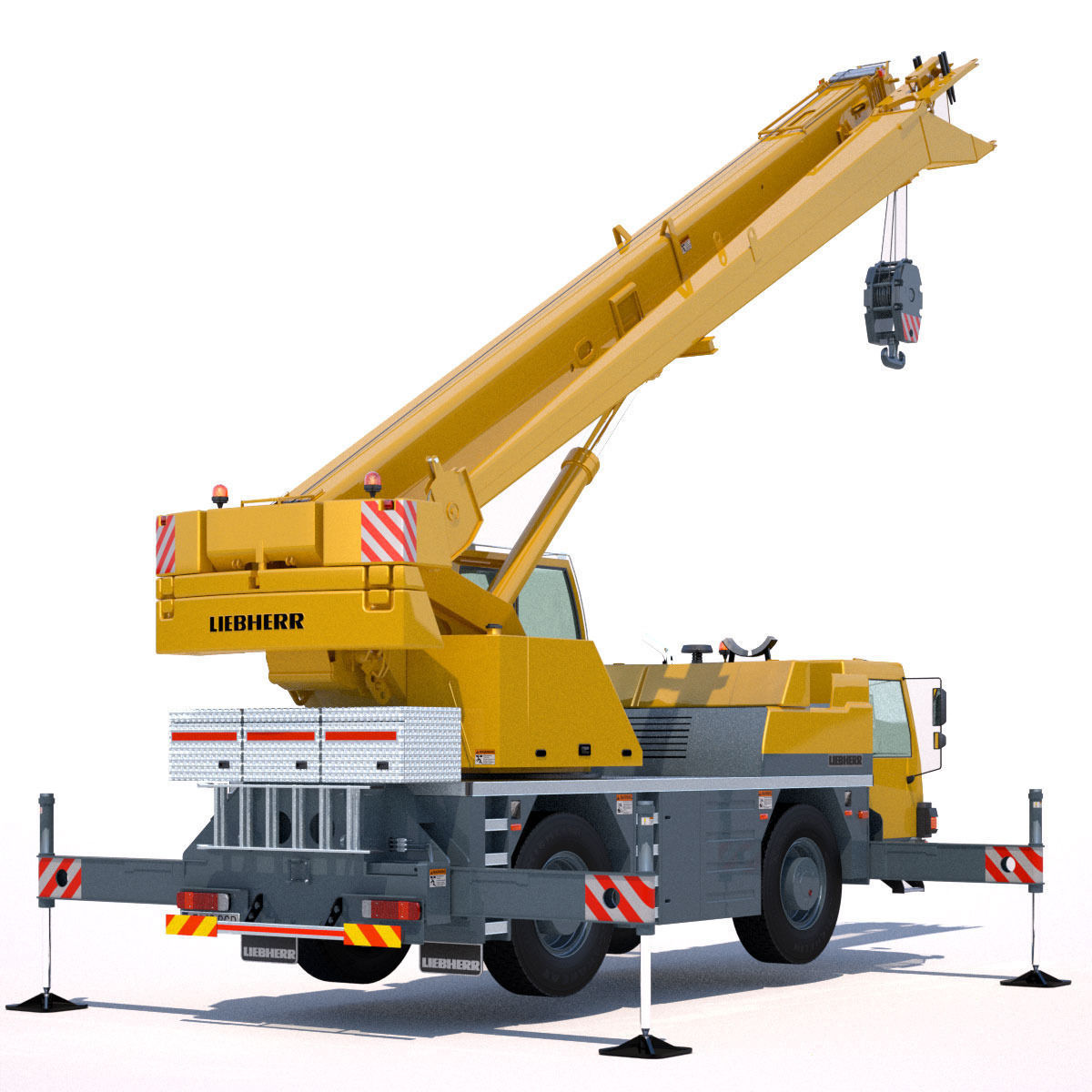 Mobile Crane Liebherr LTM 1040 2 1 3D model_6