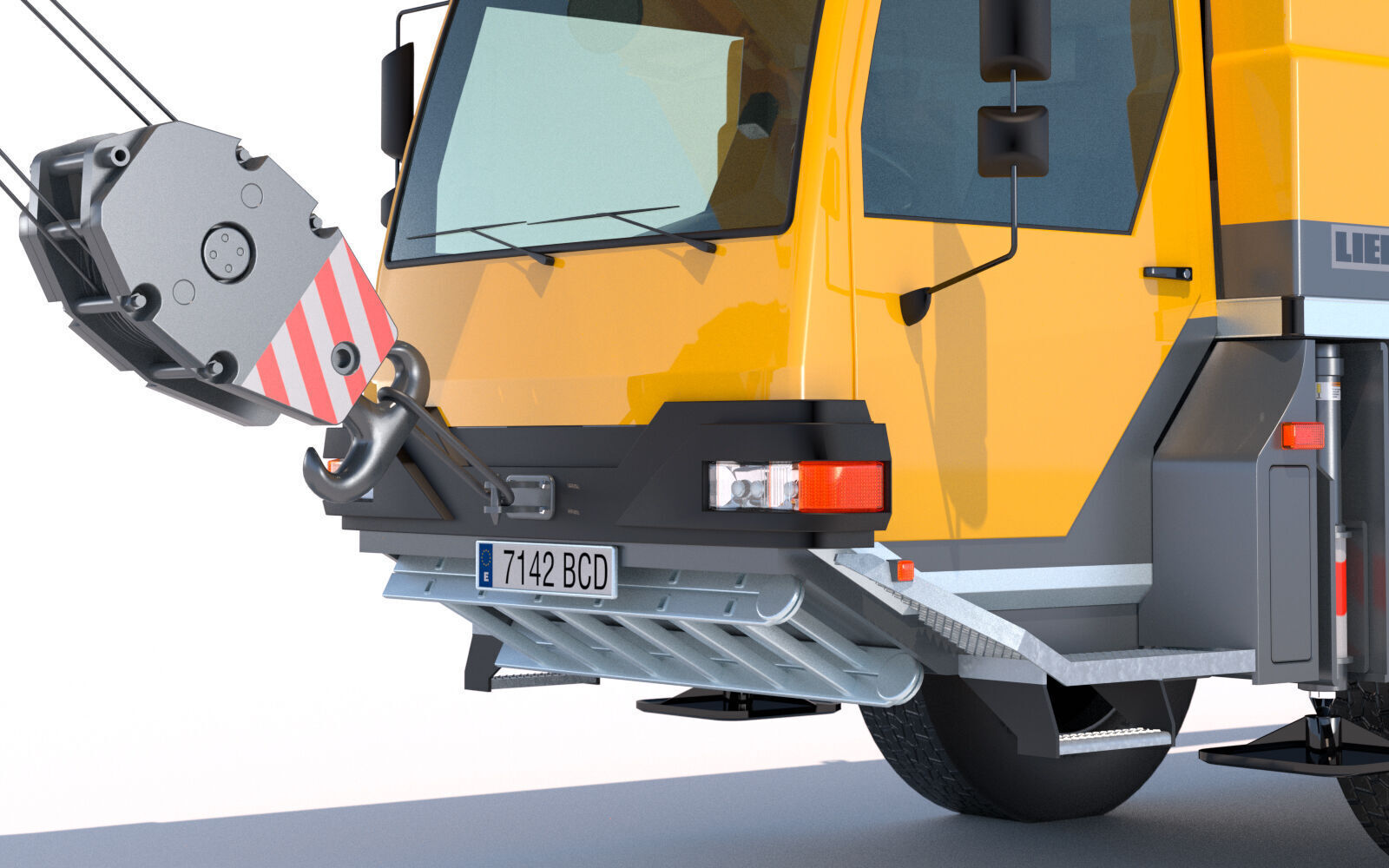 Mobile Crane Liebherr LTM 1040 2 1 3D model_10