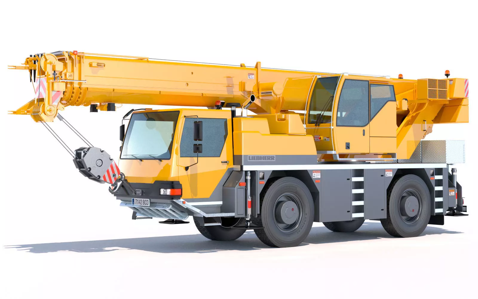 Mobile Crane Liebherr LTM 1040 2 1 3D model_0
