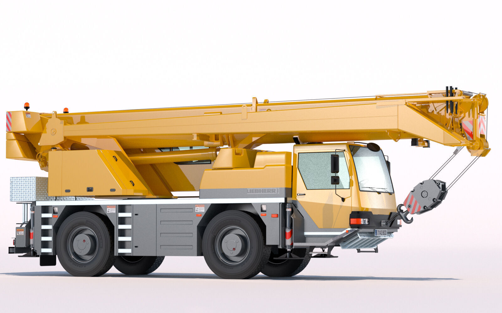 Mobile Crane Liebherr LTM 1040 2 1 3D model_2