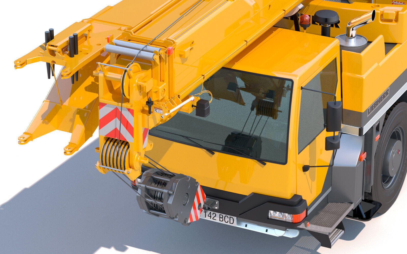 Mobile Crane Liebherr LTM 1040 2 1 3D model_13