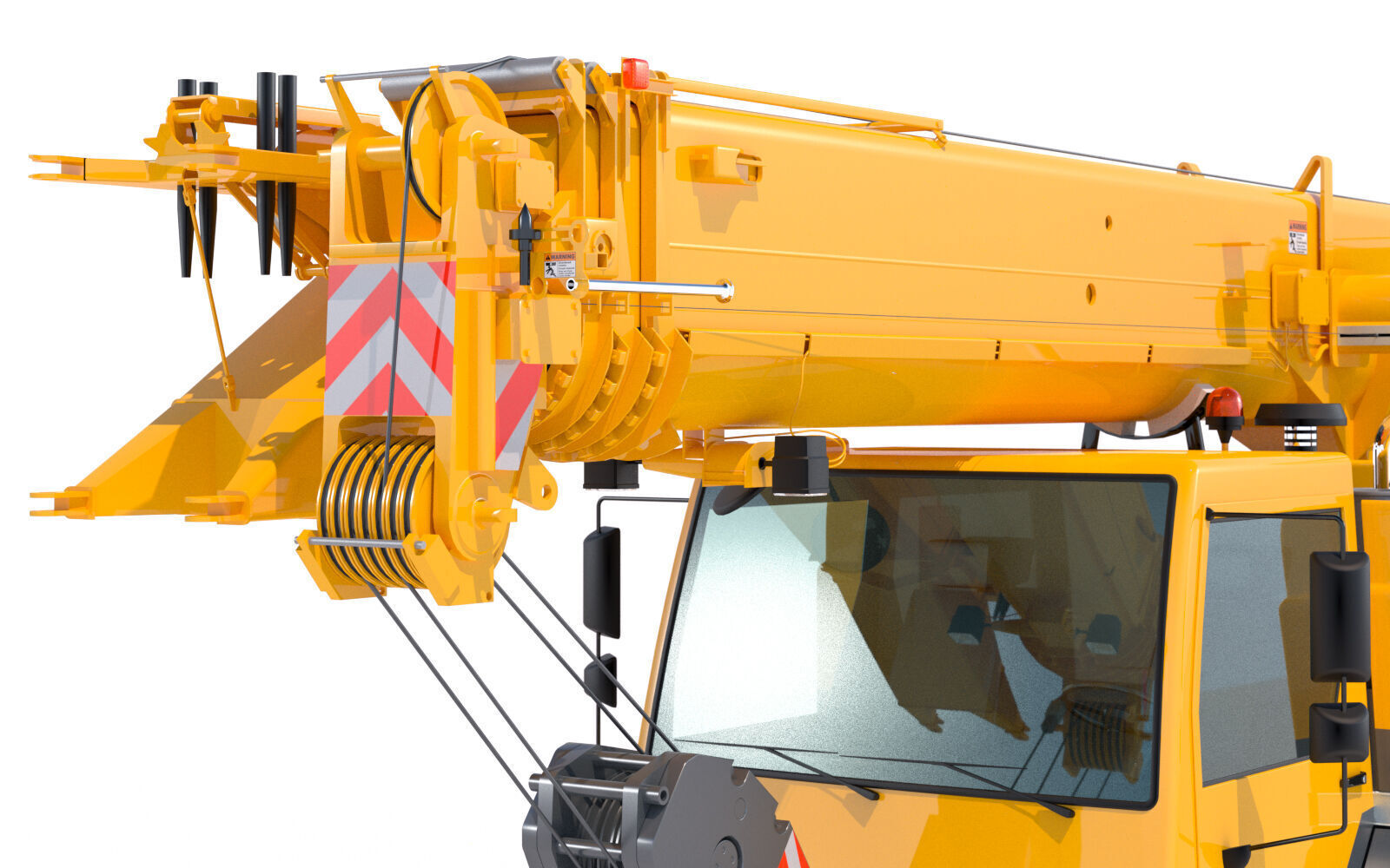 Mobile Crane Liebherr LTM 1040 2 1 3D model_12