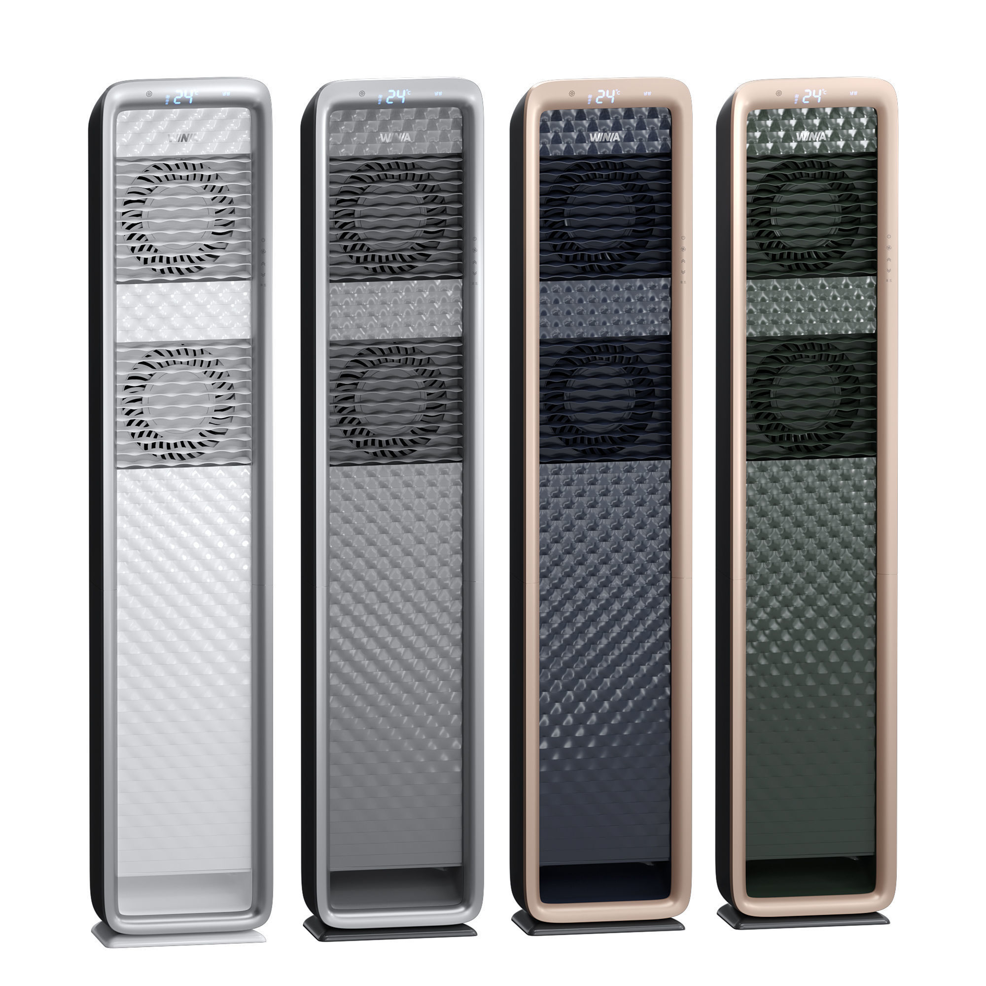 Winia wave standing air conditioner 3D model CGTrader