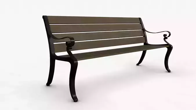 Bench 01 Free low-poly 3D model