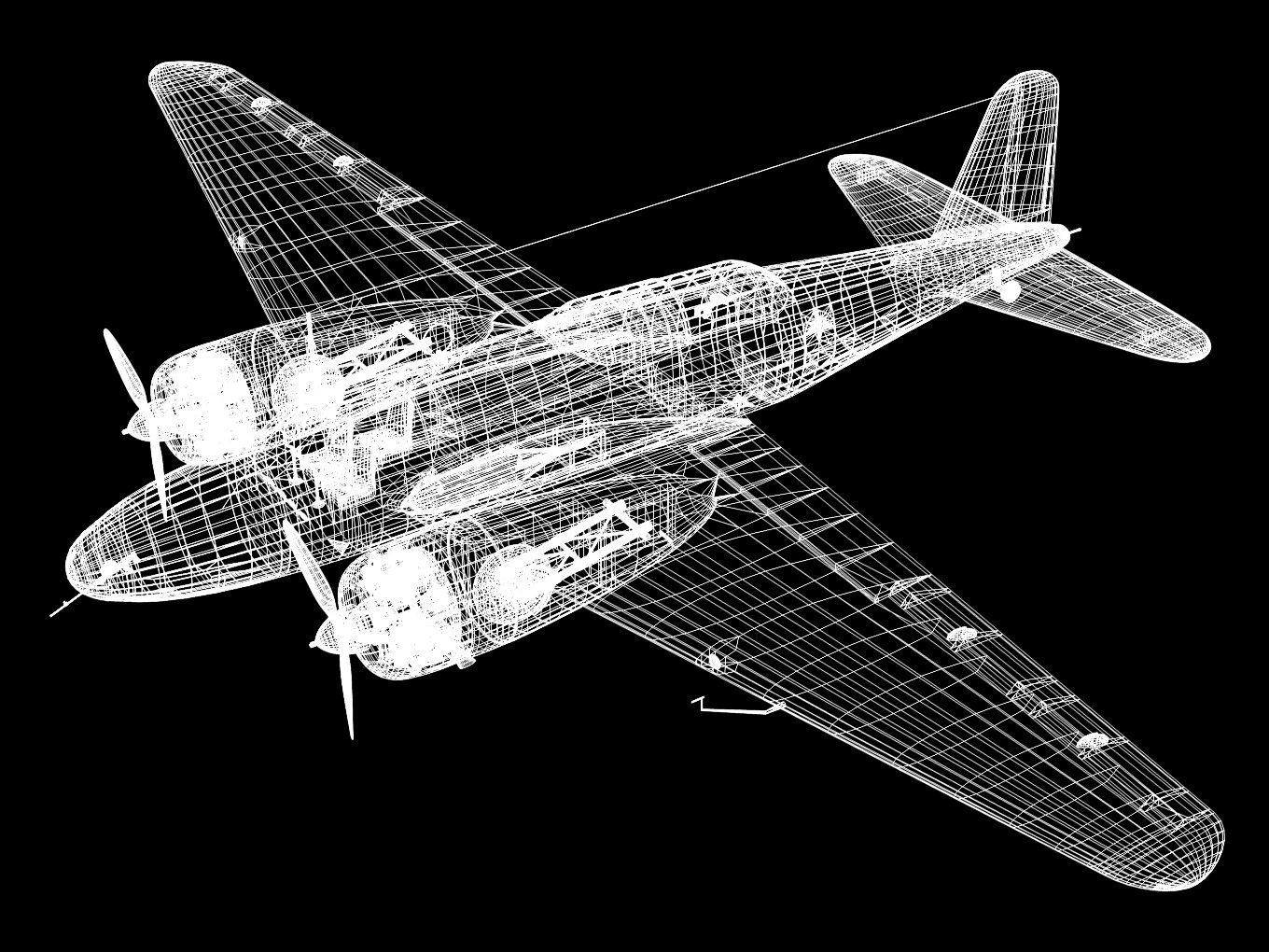 Ki21 Type II Kou Sally 3D model_12