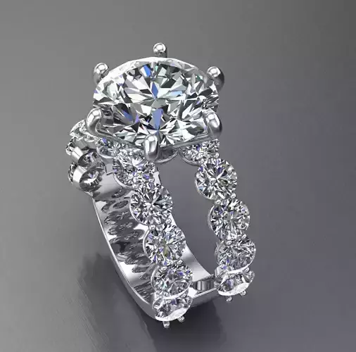 Solitaire Wedding Engagement Women Ring