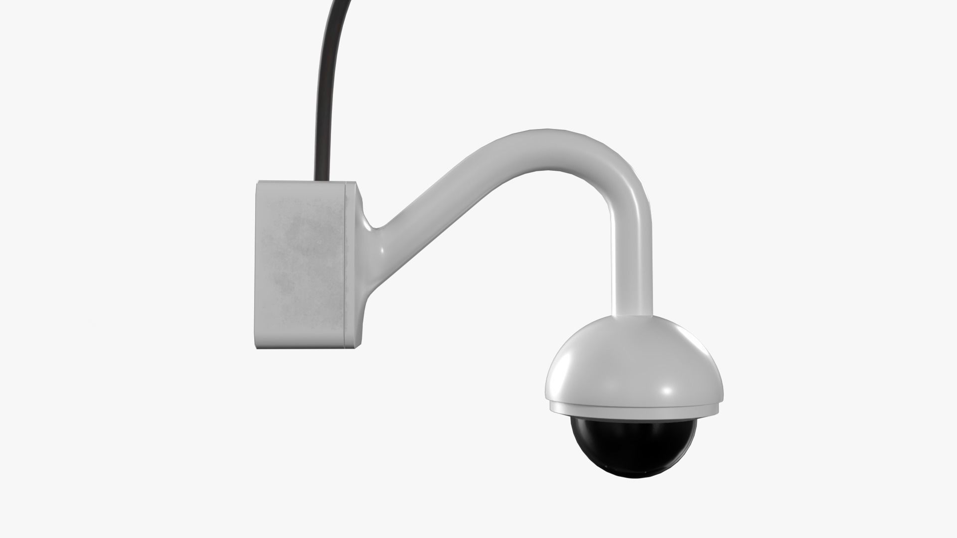 Security Camera 02 Low-poly 3D model_6