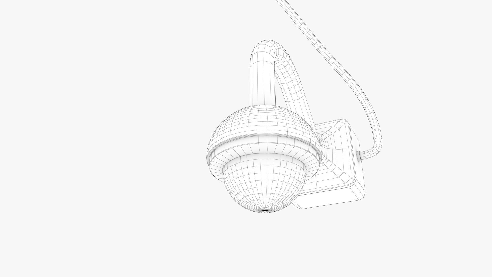 Security Camera 02 Low-poly 3D model_14