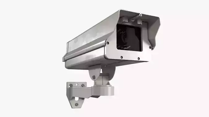 Security Camera 03 Low-poly 3D model